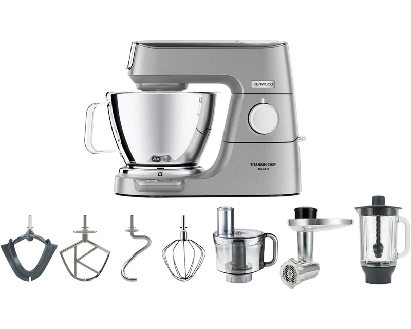 Кухонный комбайн kenwood kvc85.594si, серебристый 5