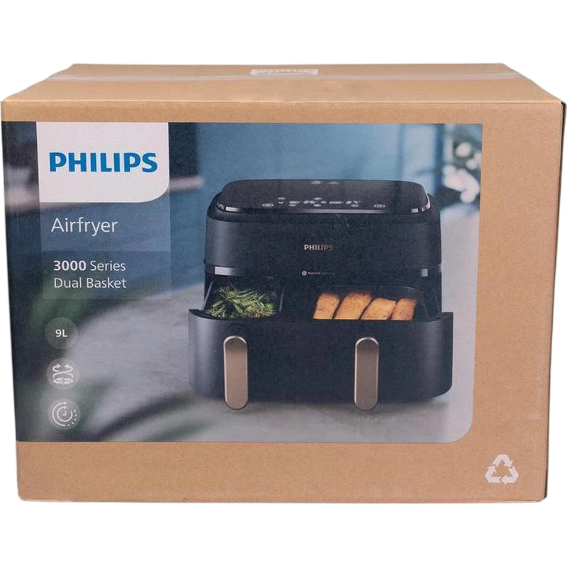 Аэрофритюрница philips na352/00, чёрный 6
