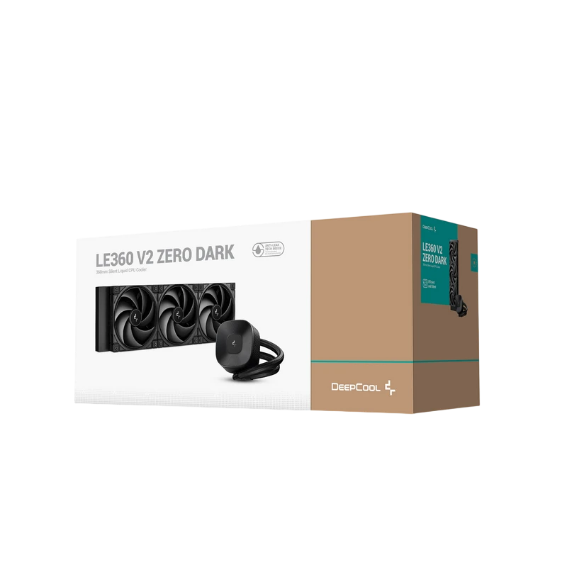 Cooler procesor deepcool le360 v2 zero dark 2