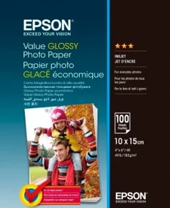 Hârtie fotograficăepson value glossy, а6