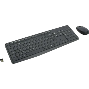 Set tastatură + mouse logitech mk235, fără fir, grey Thumbnail 3