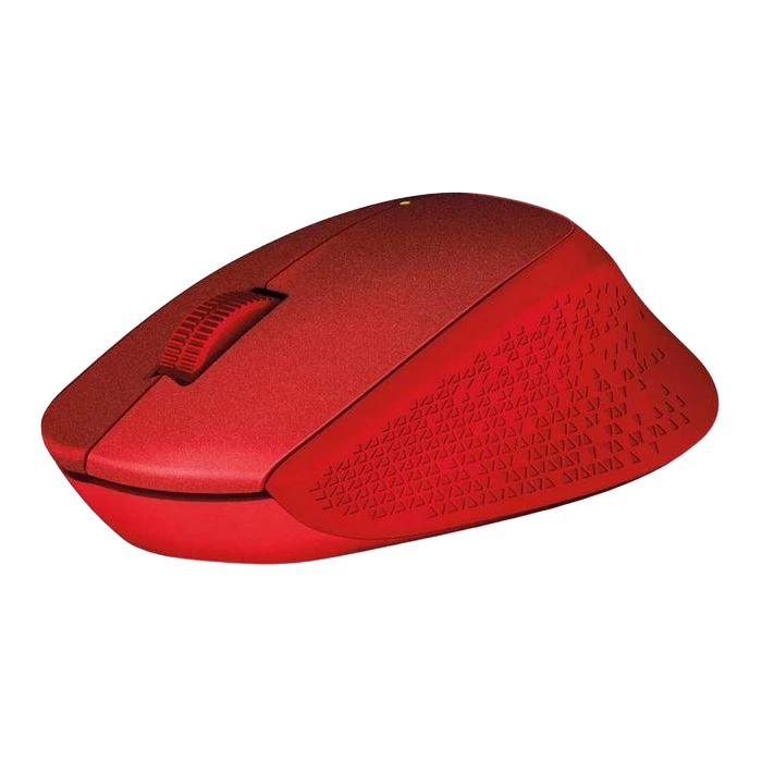 Беcпроводная мышь logitech m330 silent plus, красный 4