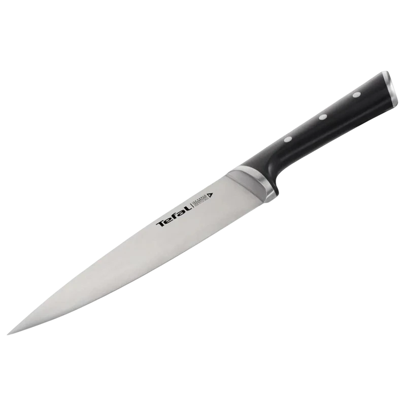 Нож поварской tefal k2320214, чёрный 2
