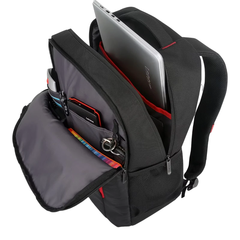 Rucsac pentru laptop lenovo b515, 15.6", poliester, negru 10