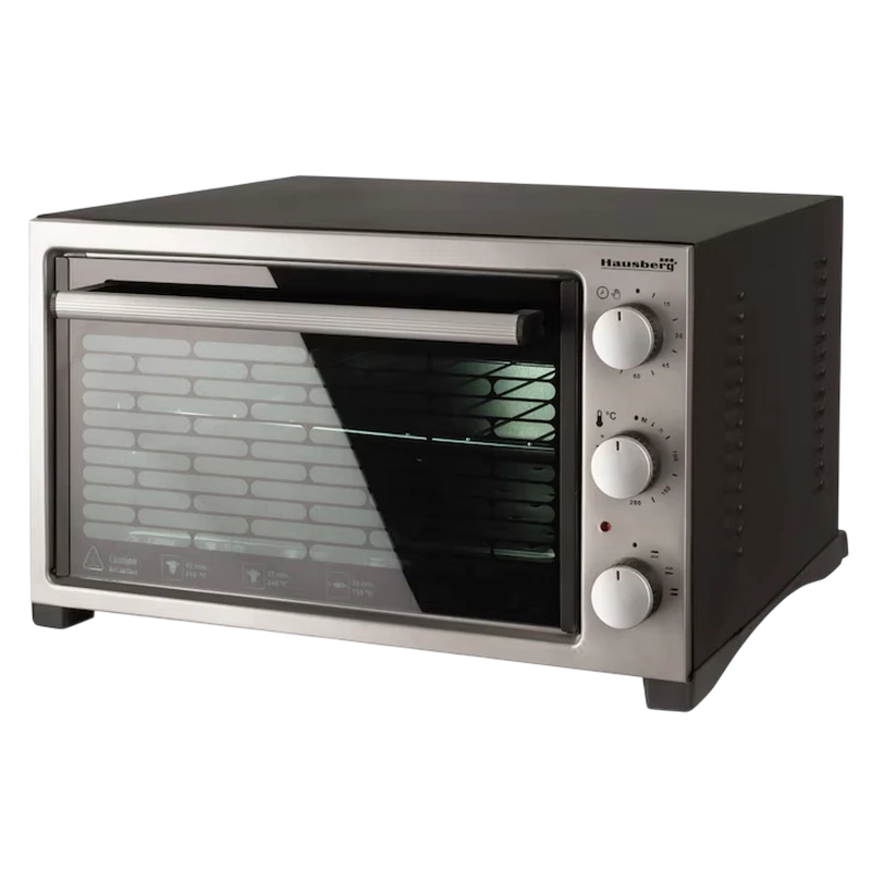 Cuptor electric hausberg hb9320, gri | negru 3