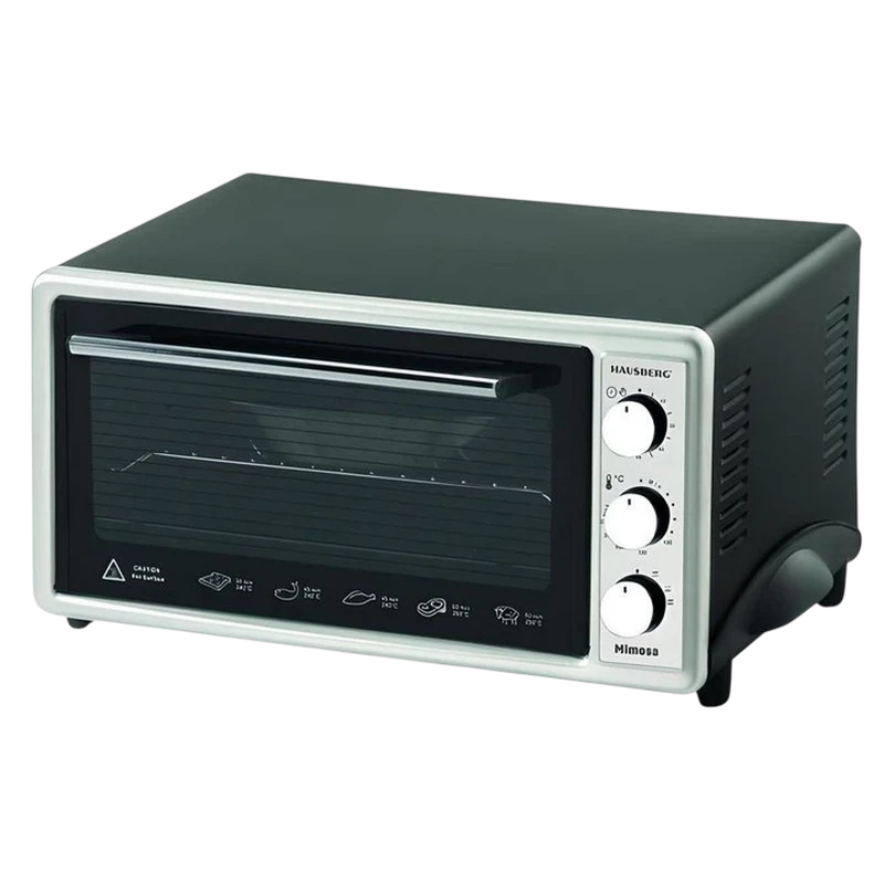 Электропечь hausberg hb8000p, серебристый 3