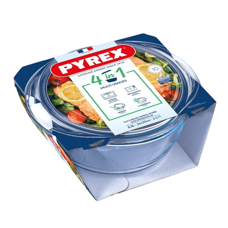 Cratiță pyrex 204a000, transparent 2