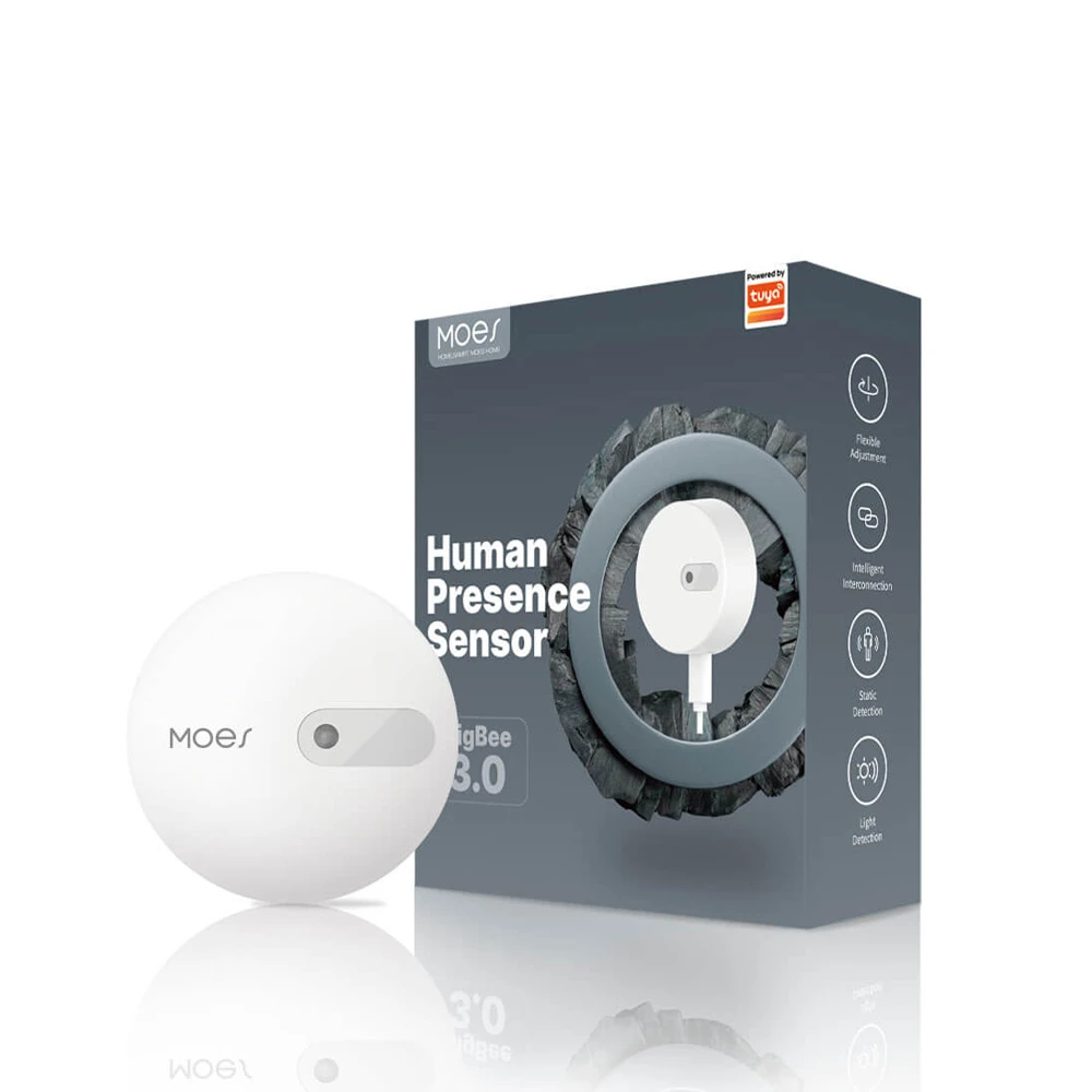 Датчик присутствия человека moes zigbee 24ghz 3