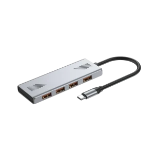Adaptor hub gembird uhb-cm-u310-a4-01, argintiu Thumbnail 3