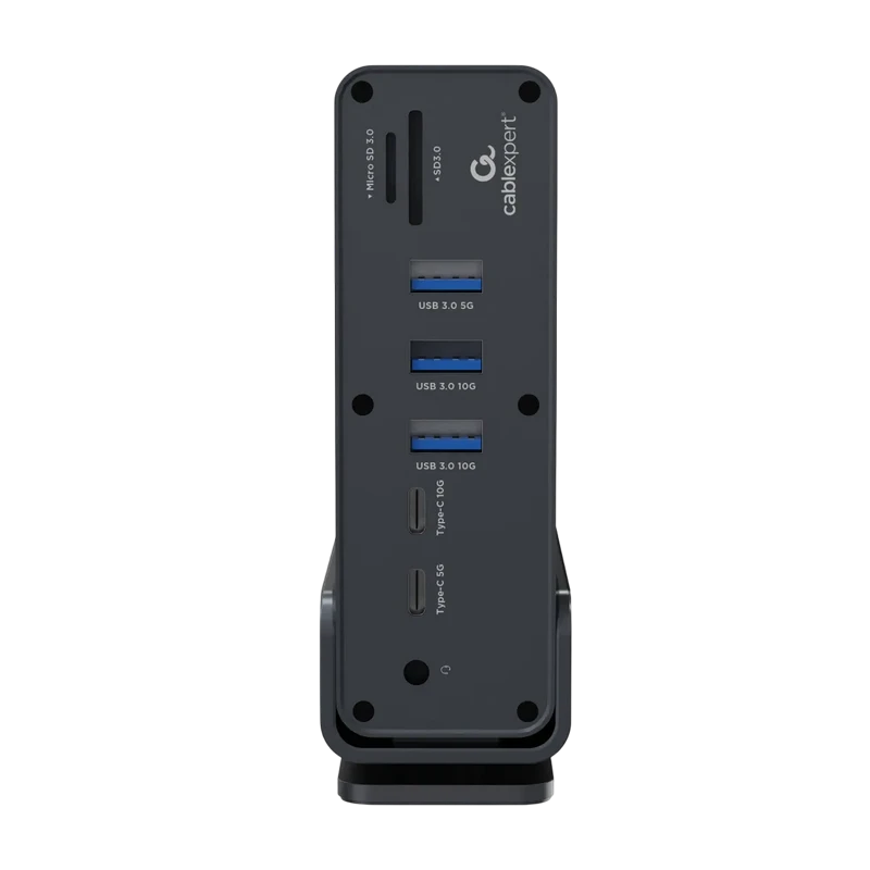 Stație docking gembird a-cf-combo15-01, gri 4