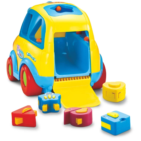 Masinuta muzicala sorter "autobuzul inteligent" 4
