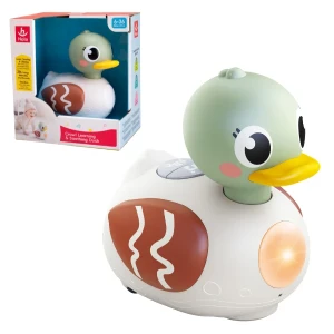 Jucarie interactiva "rățușca" cu muzica si lumina