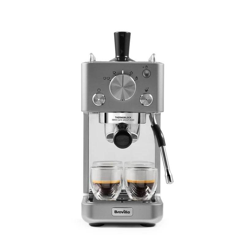 Cafetiera manuala breville vcf185x-01, 1415w, oțel inoxidabil 4