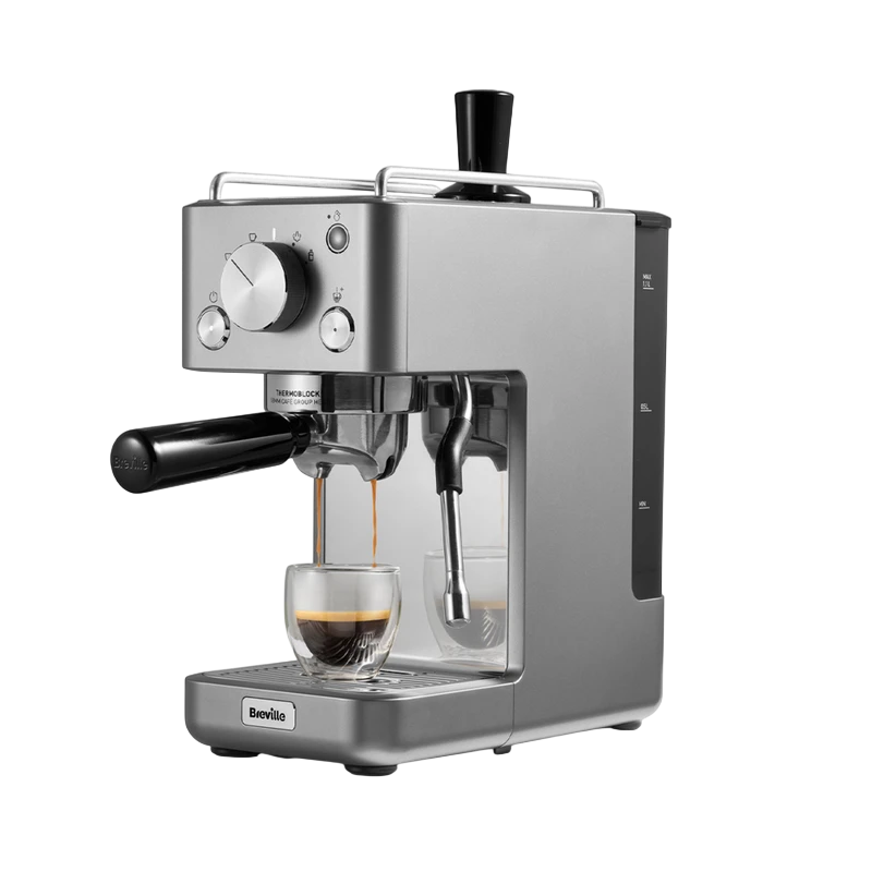 Cafetiera manuala breville vcf185x-01, 1415w, oțel inoxidabil 2