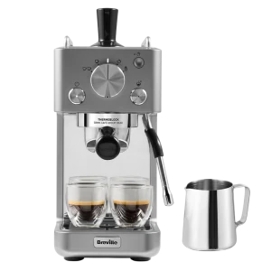 Cafetiera manuala breville vcf185x-01, 1415w, oțel inoxidabil