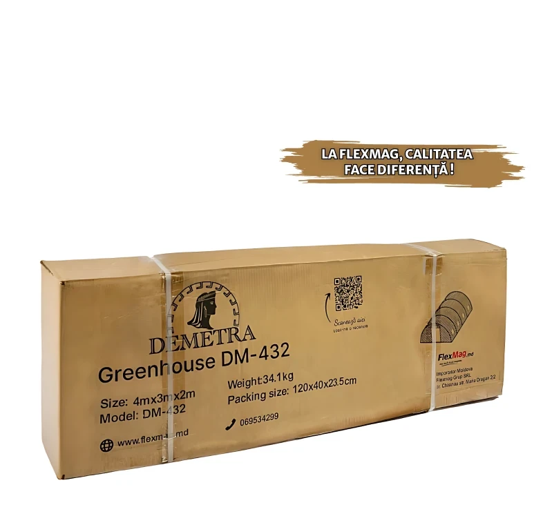 Sera pentru gradina demetra 4 m-3 m-2 m 6