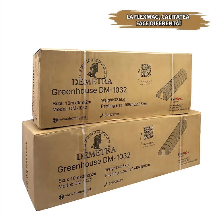 Теплица для сада demetra 10 м-3 м-2 м 9