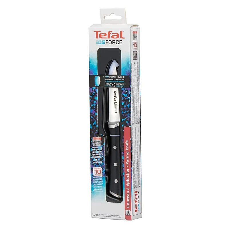 Cuțit pentru curățarea legumelor tefal k2320514, negru 3