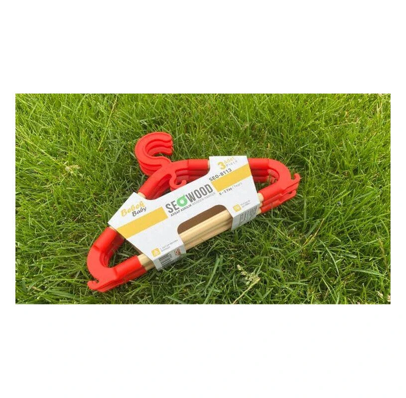 Umerașe din lemn pentru copii 0-3 ani ,  3 buc 4