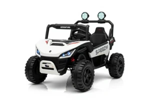 Mașină electrică pentru copii 12v 10ah, 30w x2, alb, sx3558