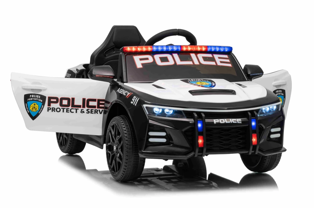 Электромобиль police, 12v7ah, 25wx4, черный, xmx629 4
