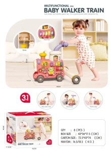 Mergător cu rolă multifuncțional „tren” 6063