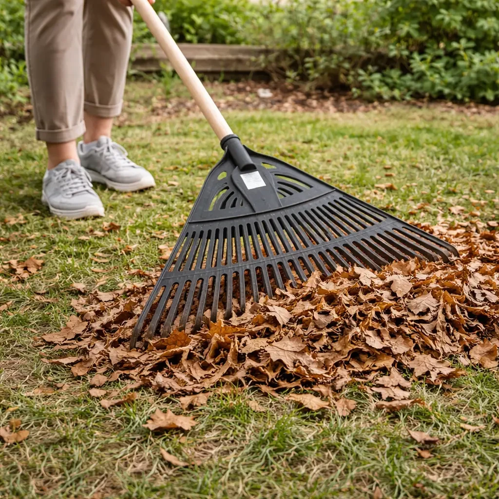 Грабли веерные 43 см lt25-0521, металлические 3