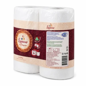 Туалетная бумага l’amour lt6013.1, 2 слоя, 6 рулонов по 55 м Thumbnail 2