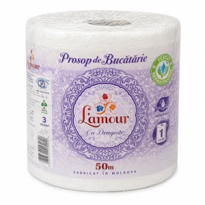 Prosop de bucatarie 50 m 3 str celuloza (lt6007) Thumbnail 1