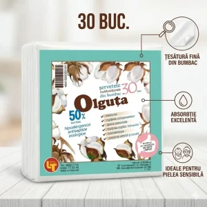 Șervețele din bumbac olguța, 30 buc (lt201) Thumbnail 2