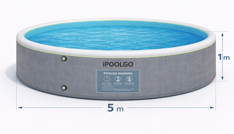 Piscina gonflabila 5m * h 1m ipoolgo 2