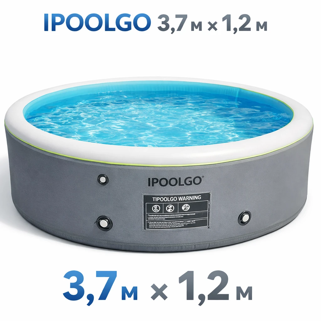 Piscina gonflabila 3,7m * h 1,2m ipoolgo 2