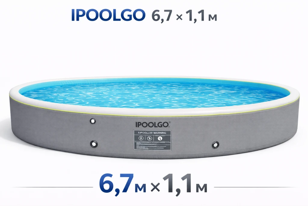 Piscina gonflabila 6,7m * h 1,1m ipoolgo 2