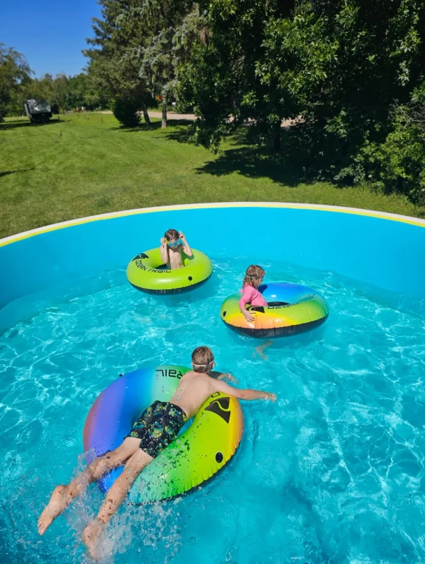 Piscina gonflabila 6,7m * h 1,1m ipoolgo 5