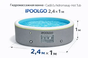 Nordic spa ipoolgo 2.4x1m hot tub