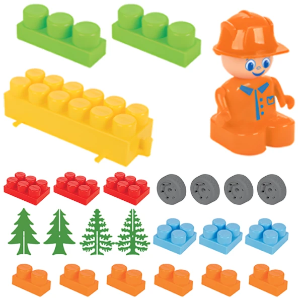 Set de joacă „cărucior cu constructor” 3
