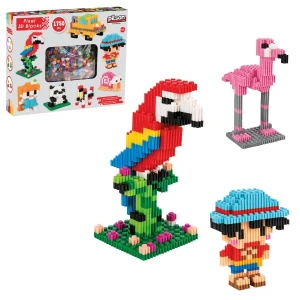 Set de construcție 3d pixel, 1750 elem.