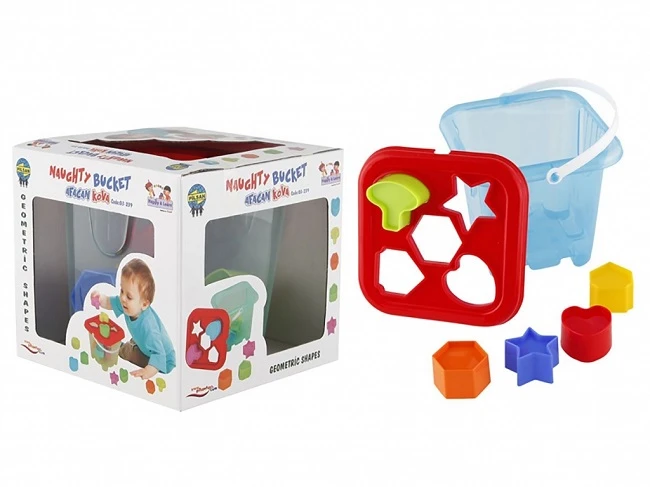 Cub de sortare cu forme geometrice, cu oglindă 3