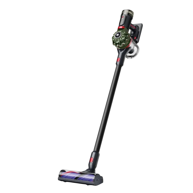Вертикальный пылесос dyson v8 cyclone, черный | зелёный 4