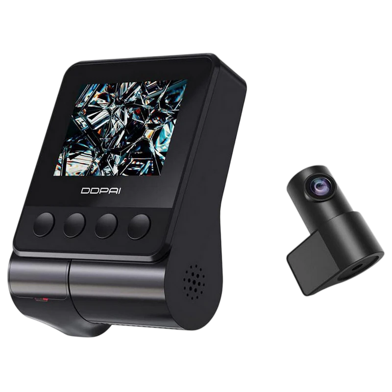 Set dash cam față și spate ddpai z40 gps + rear cam rc1, negru 6