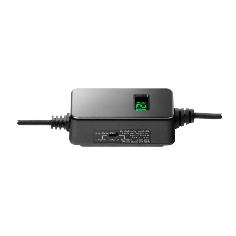  70mai adjustable hardwire kit up06, черный 2