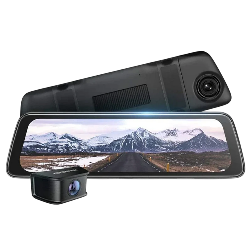 Set dash cam față și spate ddpai dashcam e3 + rear cam, negru 8