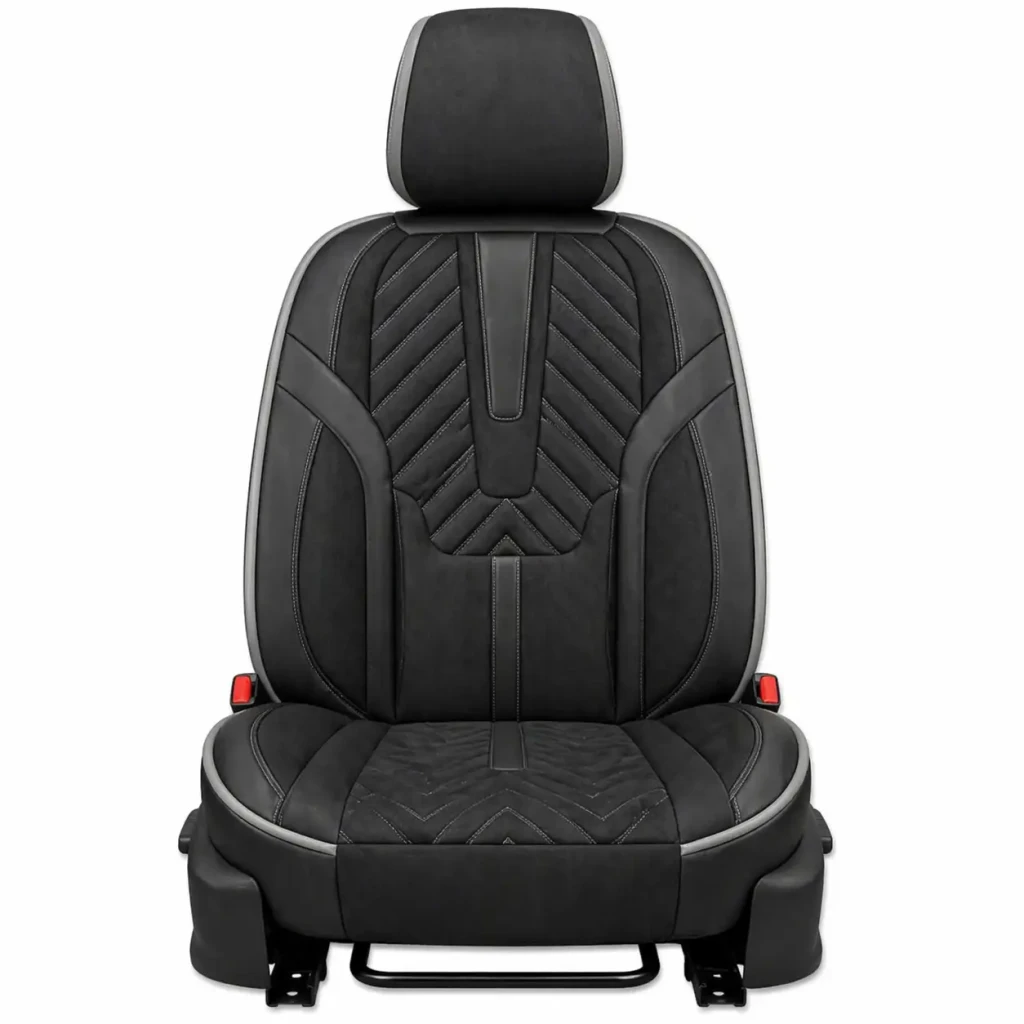 Универсальные автомобильные чехлы alcantara m clas bgrey mg-18 2