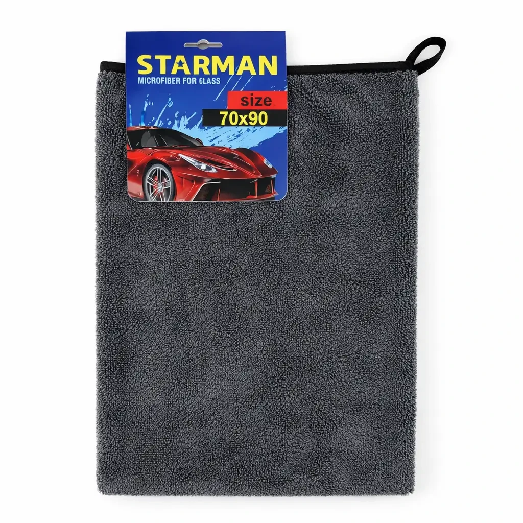 Салфетка из микрофибры star man 70*90 cm, для авто 2