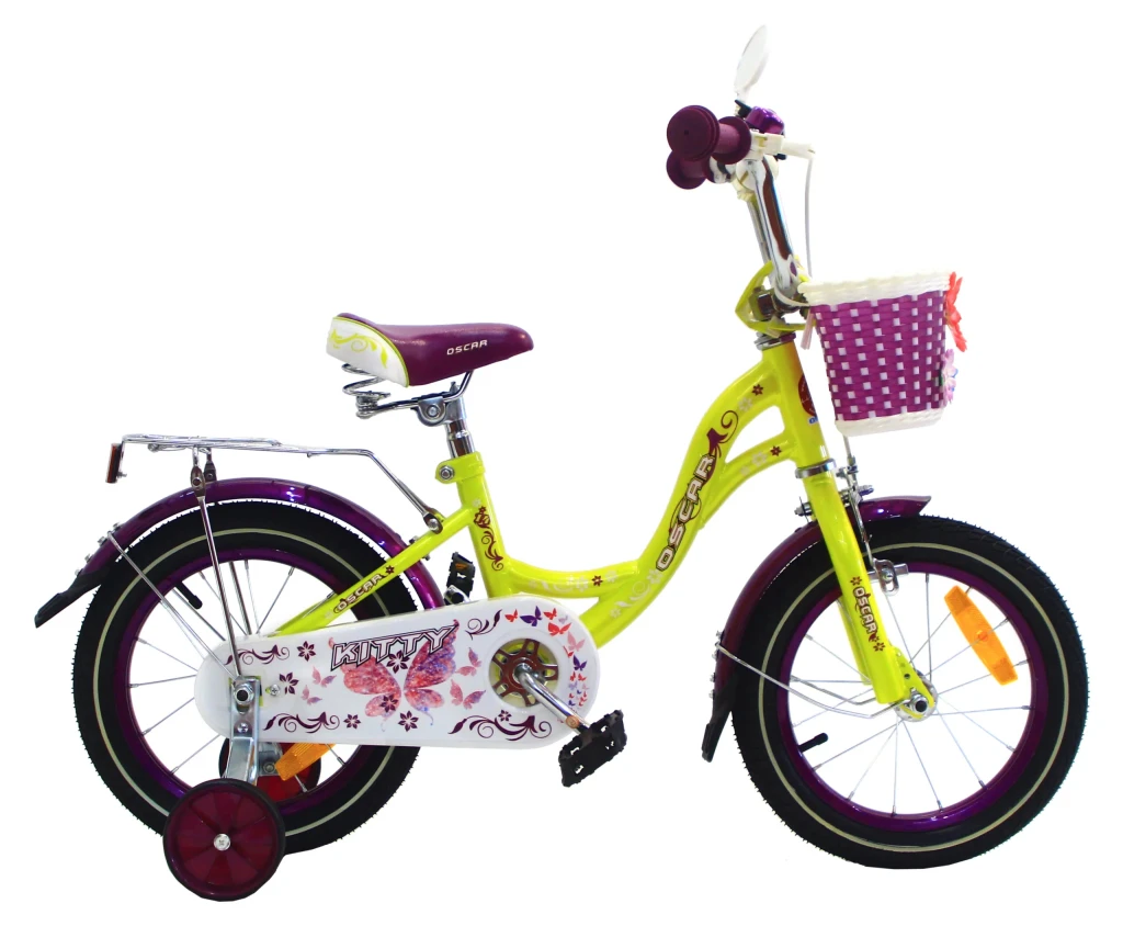 Bicicleta oscar 12 galben 2