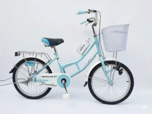 Bicicleta morgan feather 20 albastru deschis