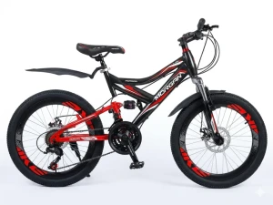 Bicicleta morgan sus red & carbon edition full suspension