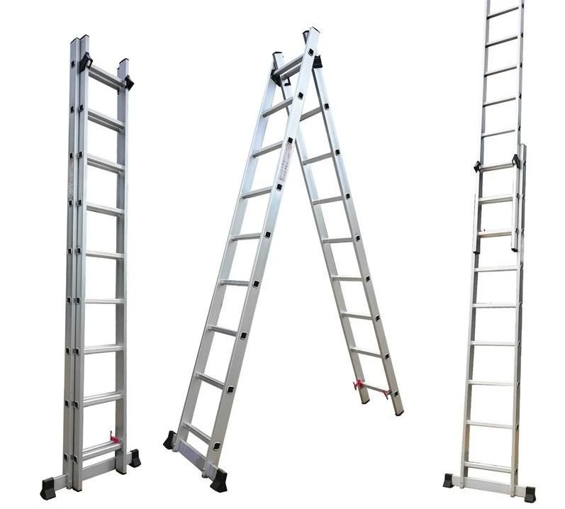 Лестница раздвижная комбинированная technoworker 2x11 2