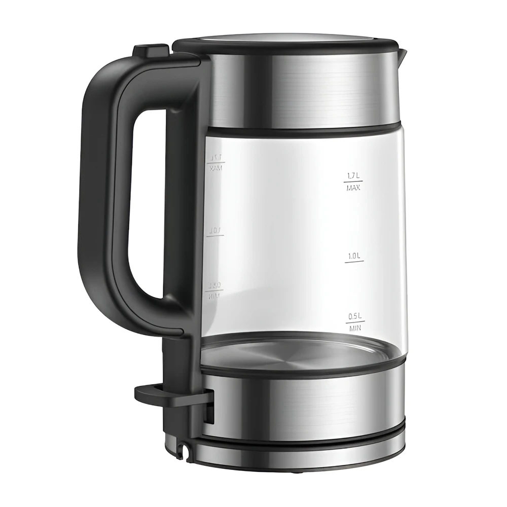 Электрический стеклянный чайник xiaomi mi, 2200 вт, 1.7 л 2