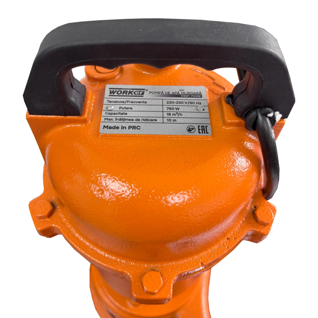 Погружной насос для грязной воды technoworker dwp750w 5